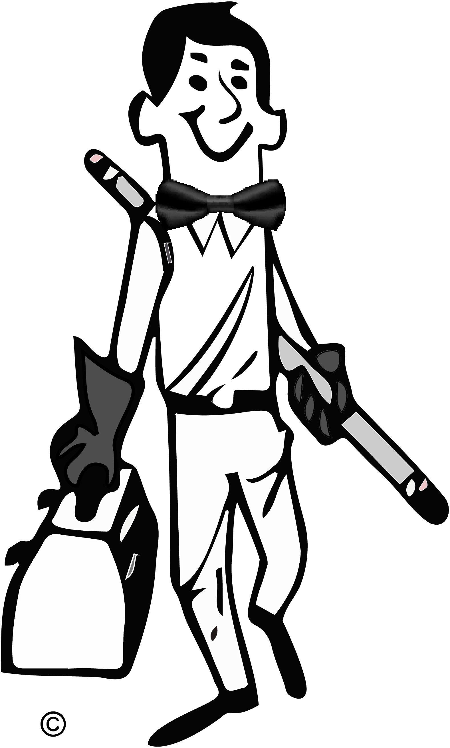 The Ray May Plumbing mascot — part of the family since 1961